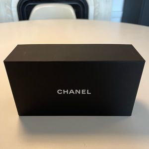 Authentic empty Chanel eyeglasses box with eye cloth